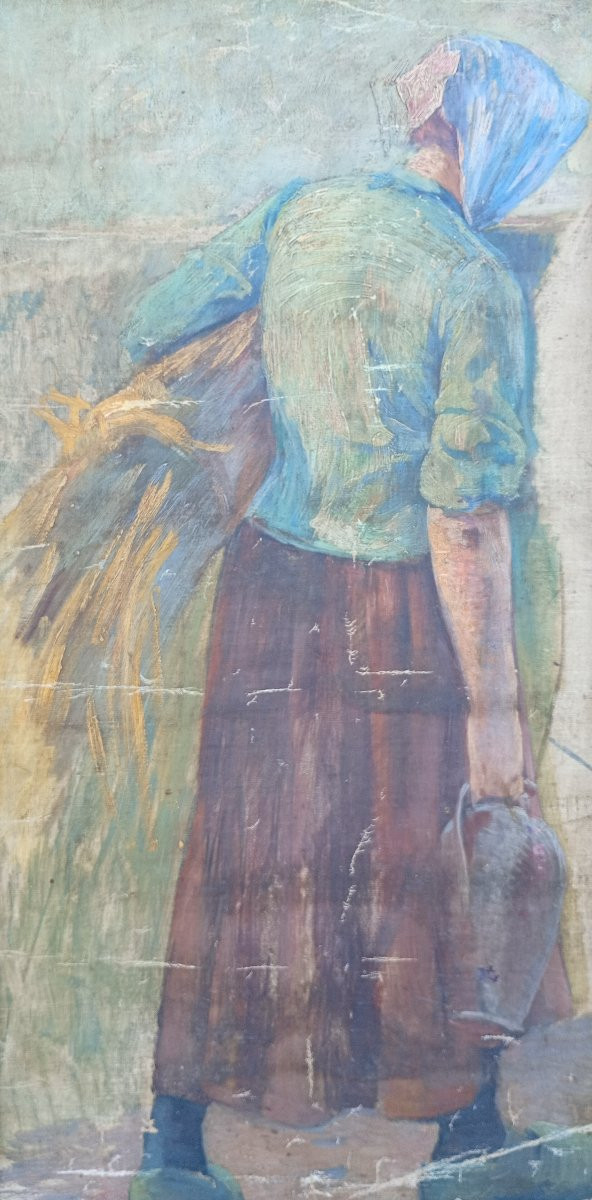 Large Study Circa 1900, Peasant-photo-3