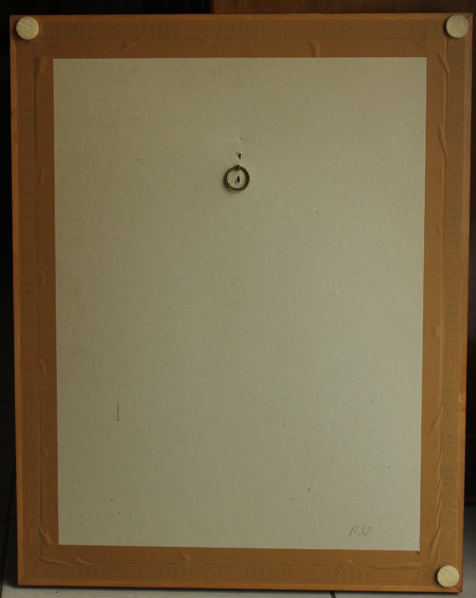 Roquebrune-cap-martin, Old Monte-carlo Castle, Watercolor. Georges Scott (1873-1942)-photo-4