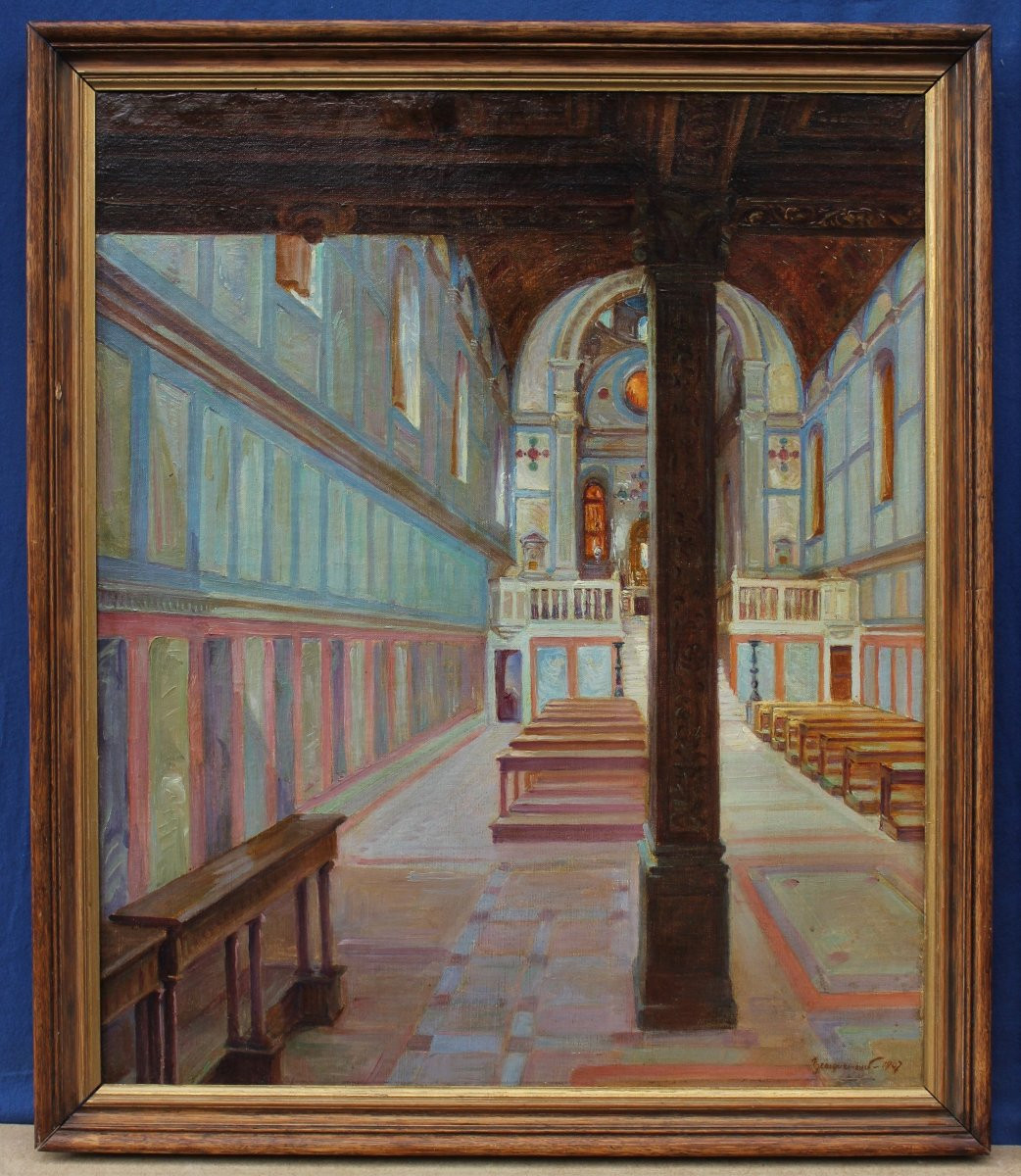 Church Of Santa Maria Dei Miracoli In Venice, 1907. P. Bracquemond (1870-1926)-photo-2