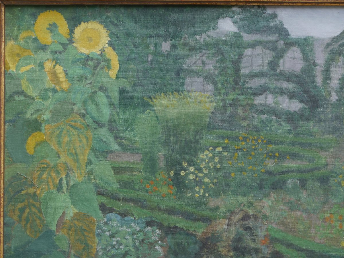 Sunflower Garden. Julia Abel-truchet (1862-1935)-photo-3