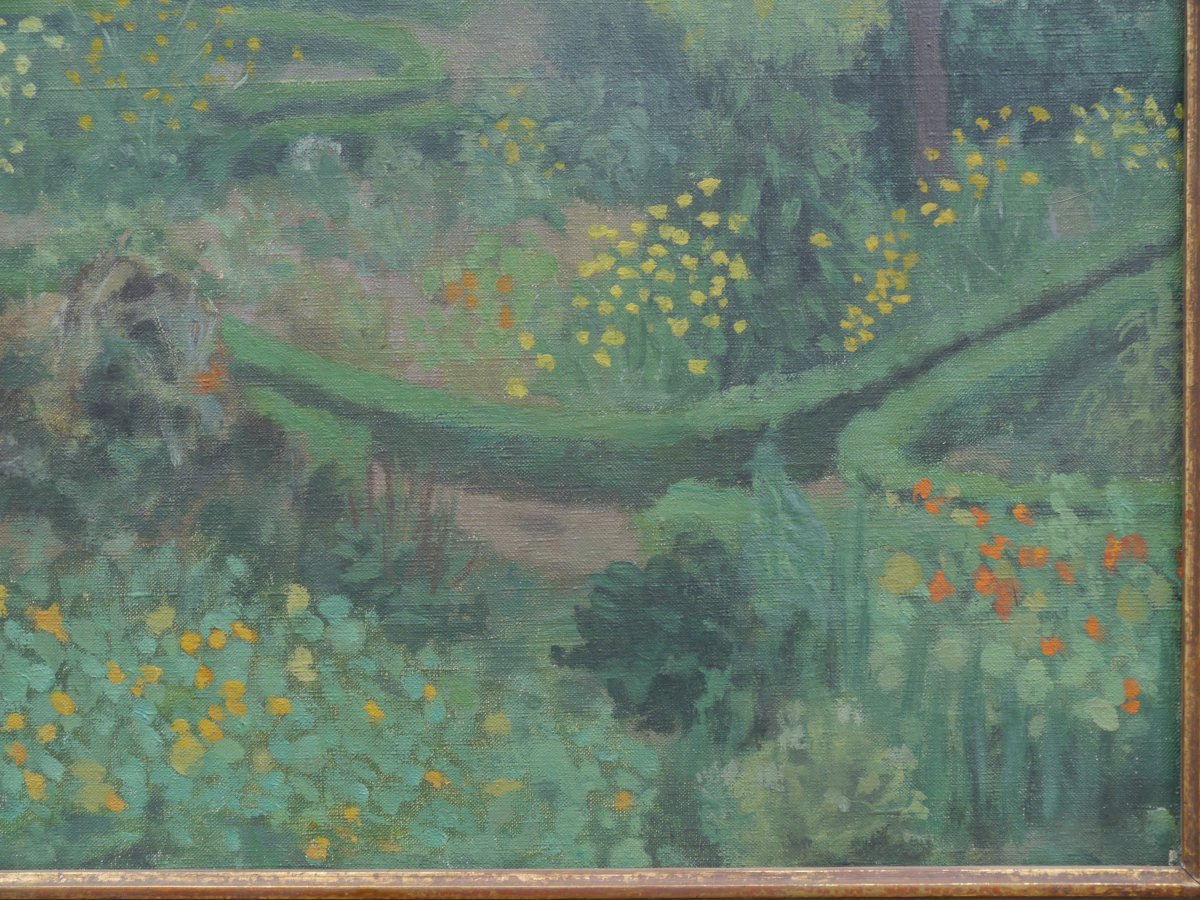 Sunflower Garden. Julia Abel-truchet (1862-1935)-photo-4