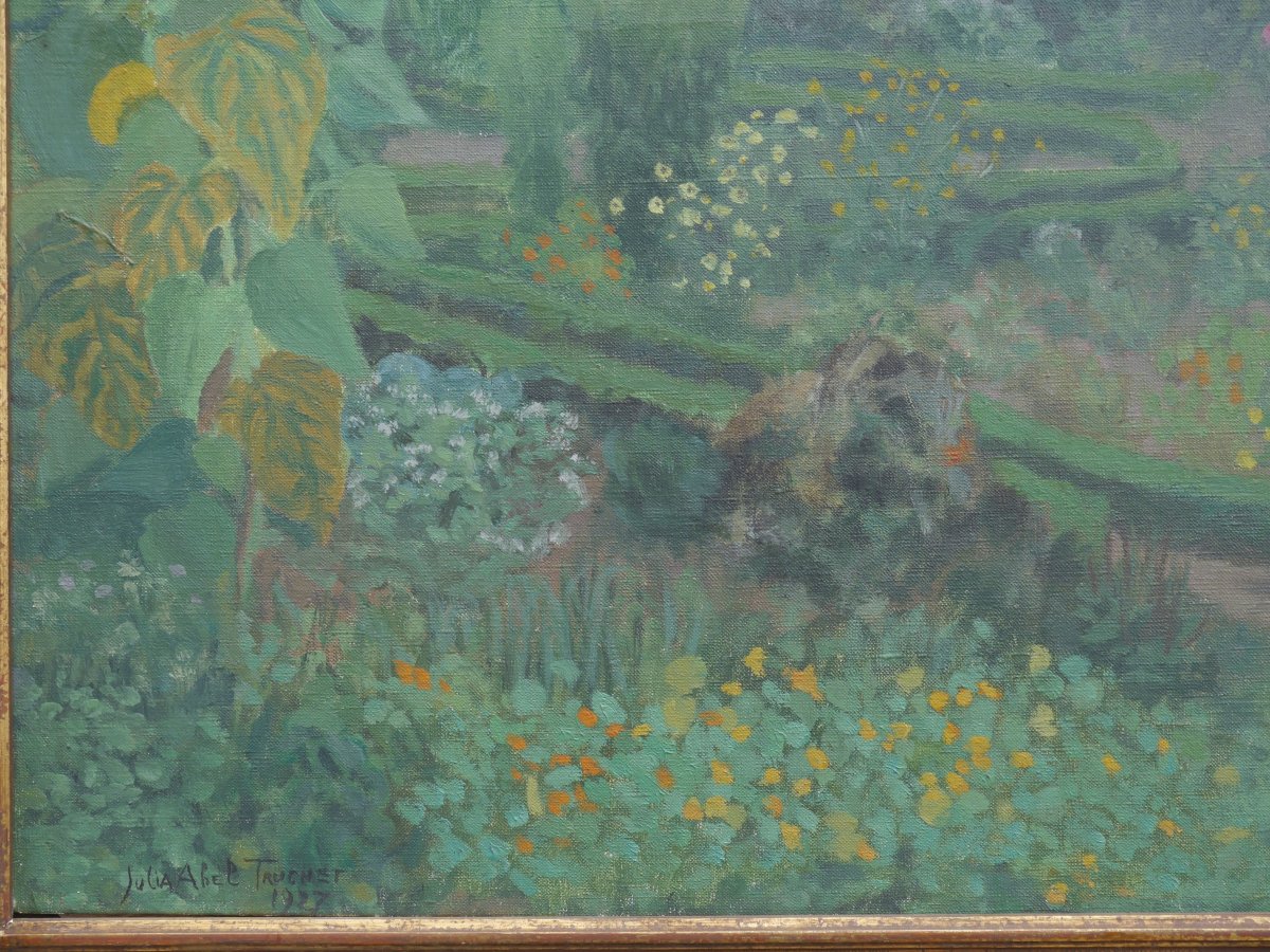 Sunflower Garden. Julia Abel-truchet (1862-1935)-photo-5