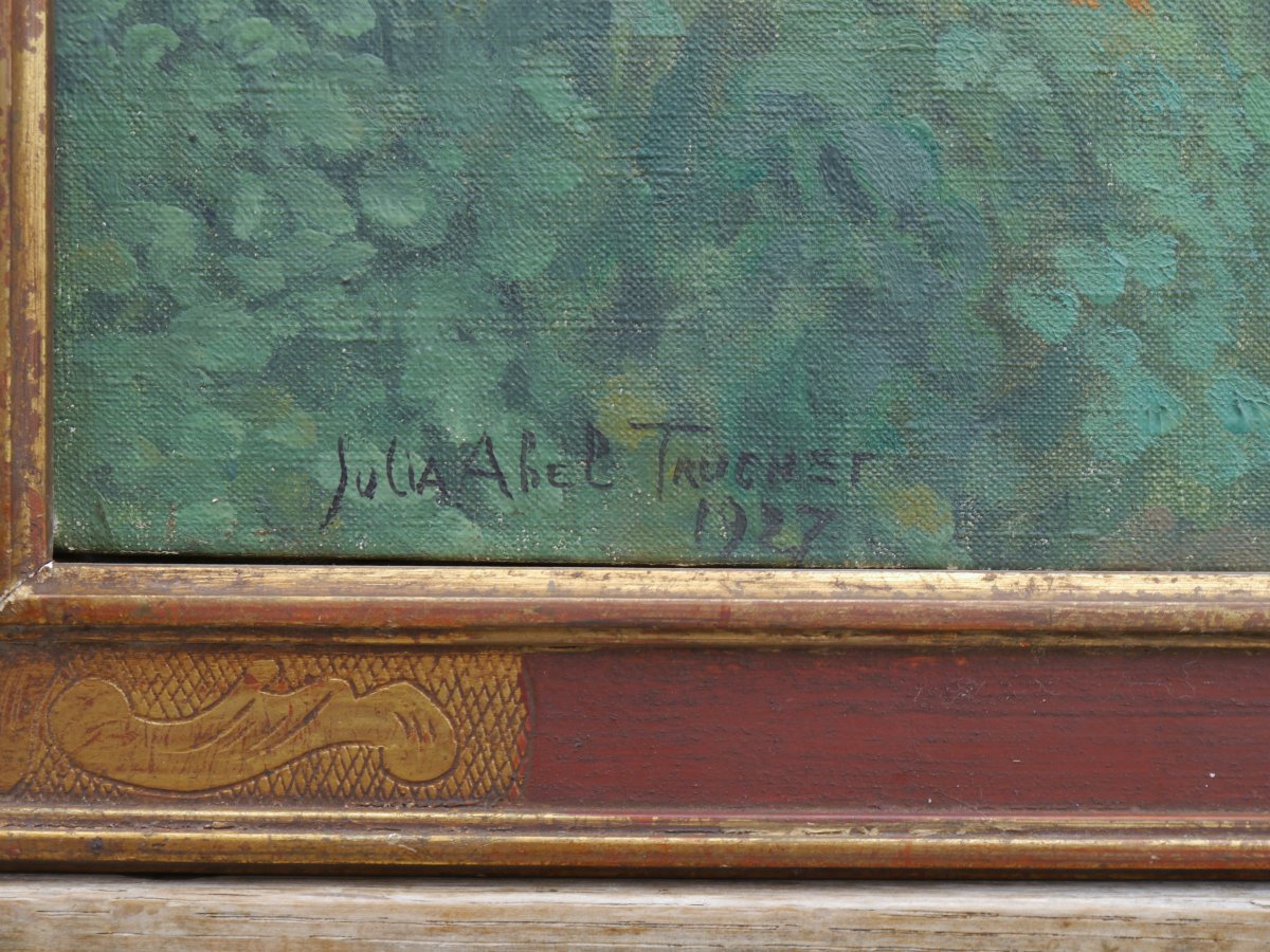 Sunflower Garden. Julia Abel-truchet (1862-1935)-photo-7