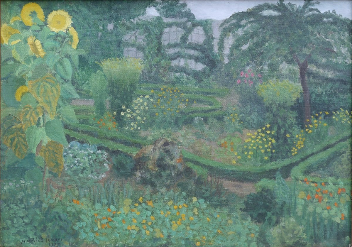 Sunflower Garden. Julia Abel-truchet (1862-1935)