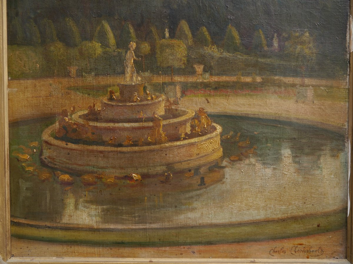 Versailles Park And Latone Basin. Charles Clerambault (1885-?)-photo-3