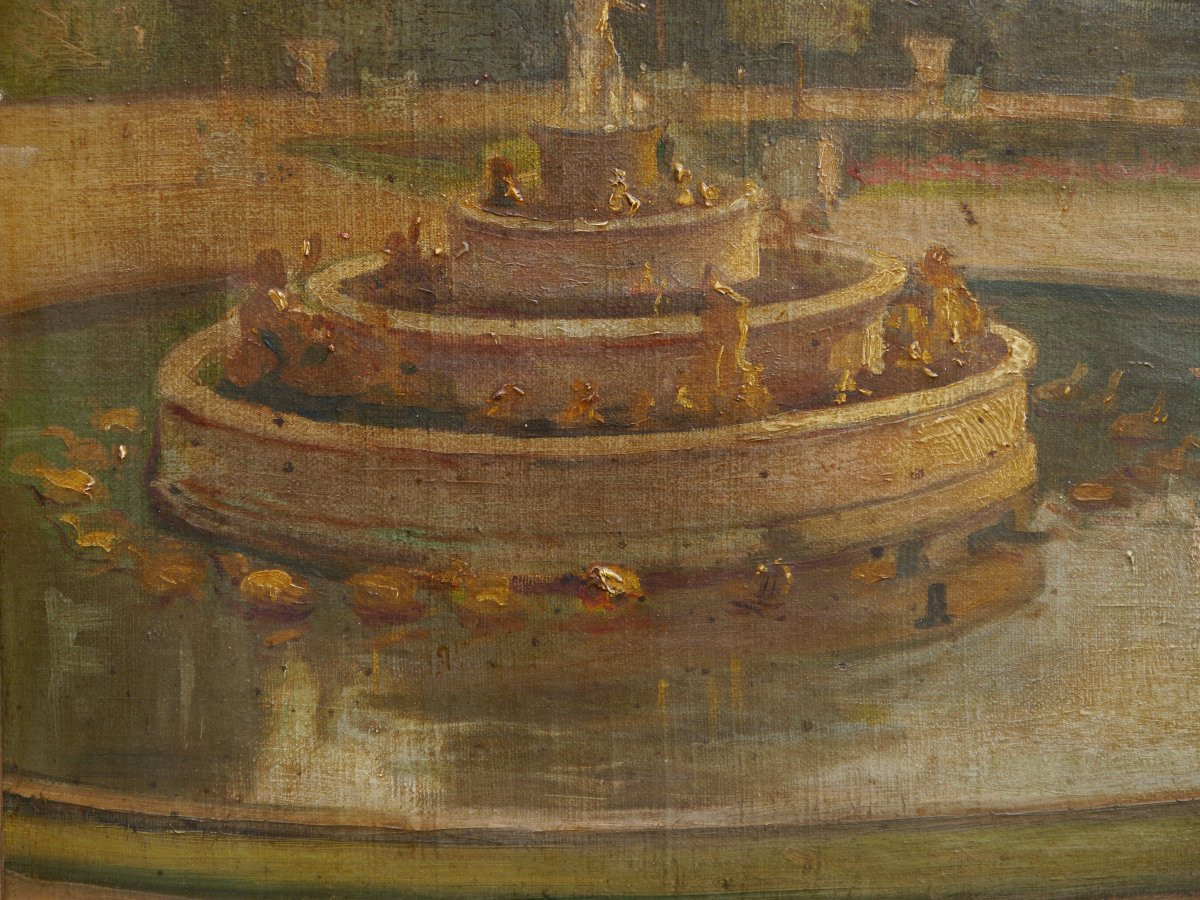 Versailles Park And Latone Basin. Charles Clerambault (1885-?)-photo-2