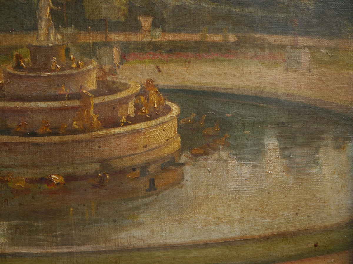 Versailles Park And Latone Basin. Charles Clerambault (1885-?)-photo-3