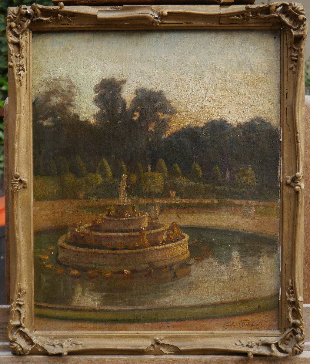 Versailles Park And Latone Basin. Charles Clerambault (1885-?)-photo-8