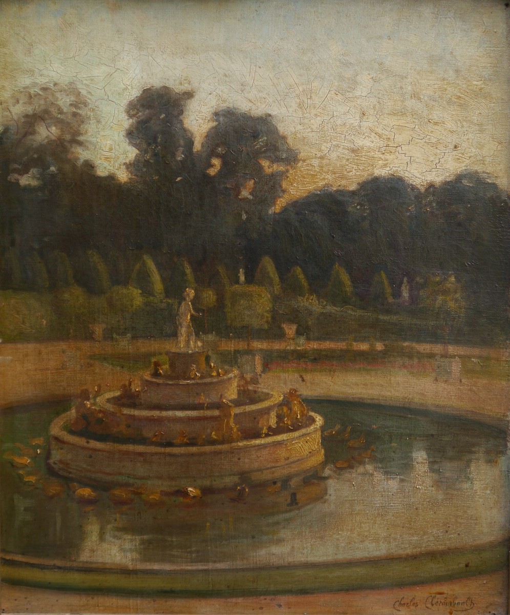 Versailles Park And Latone Basin. Charles Clerambault (1885-?)