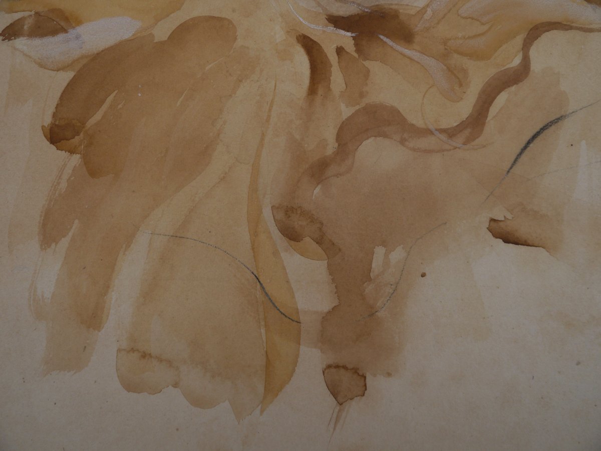 Bare-chested Woman Circa 1900.-photo-5