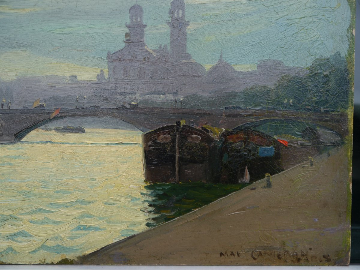 Paris et l'ancien Trocadéro.Robert Lea MAC-CAMERON (1866-1912) peintre américain-photo-4