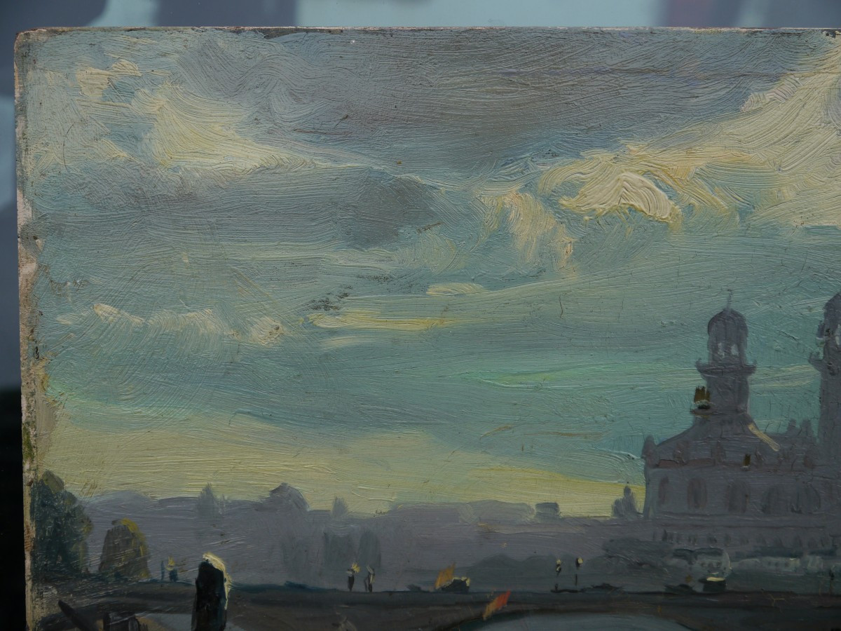 Paris et l'ancien Trocadéro.Robert Lea MAC-CAMERON (1866-1912) peintre américain-photo-4