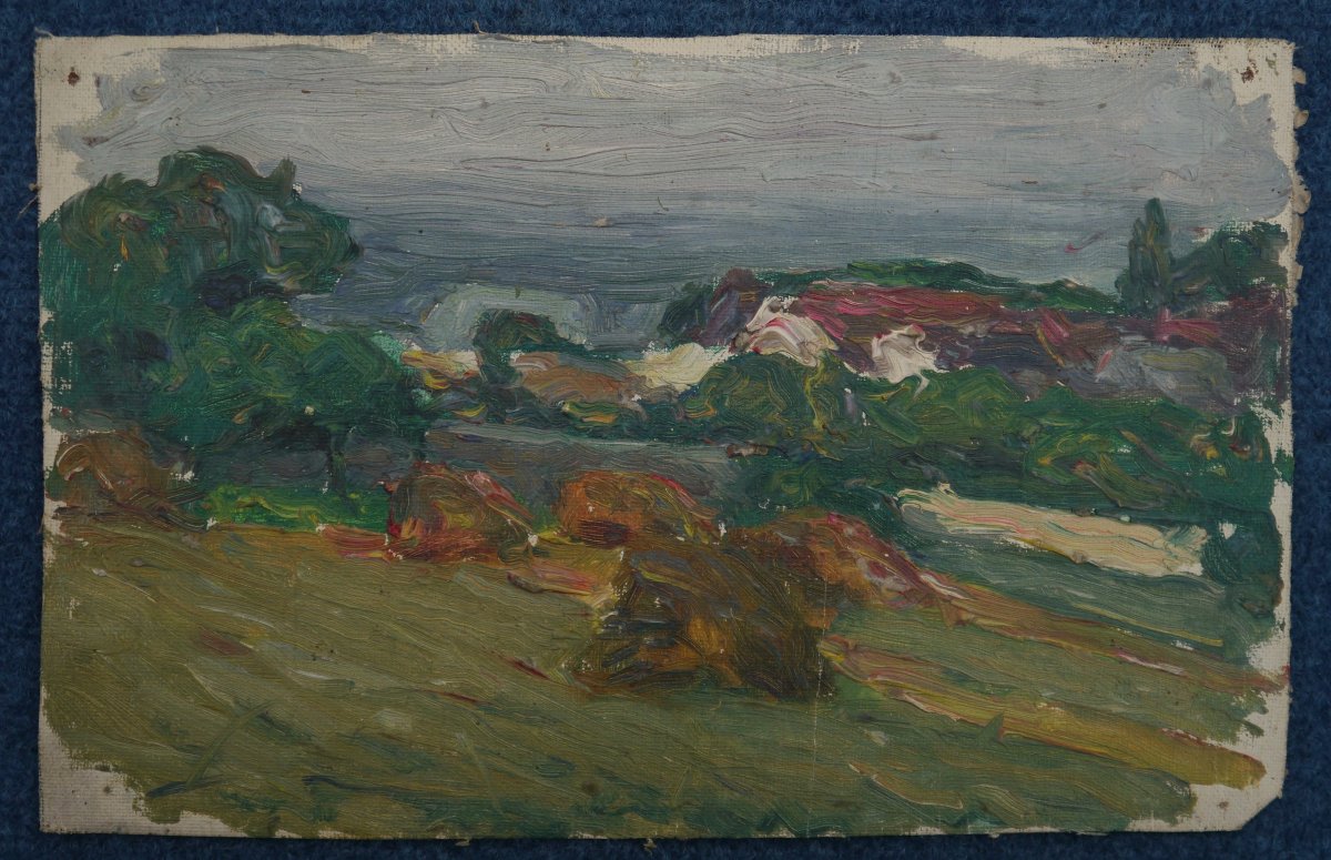 Landscape Study With Millstones. Raymond Thibésart (1874-1968)-photo-2