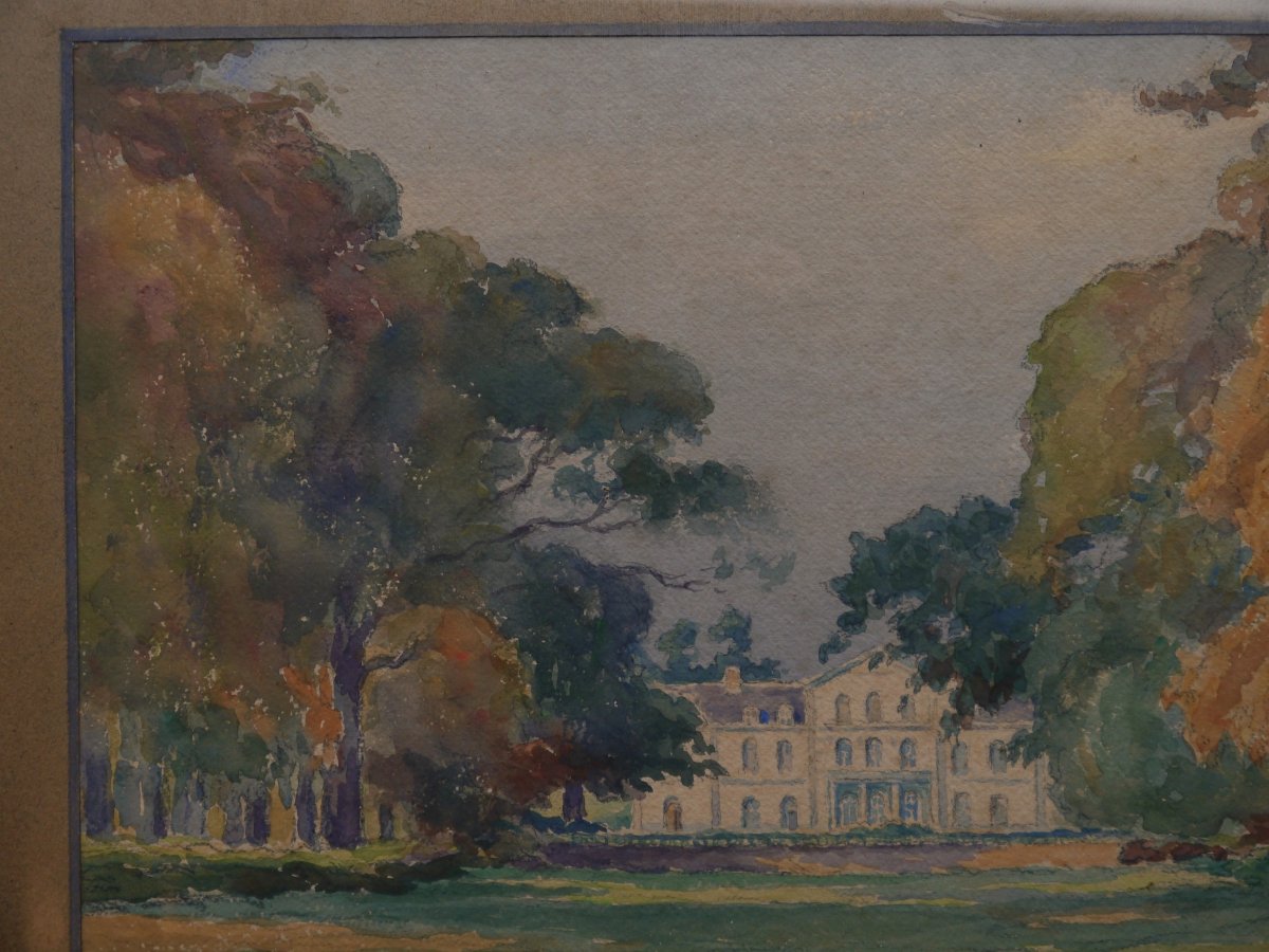 Château de La Néauvais 1934, De la Guerrande.Léon HAMONET (1877-1953)-photo-3