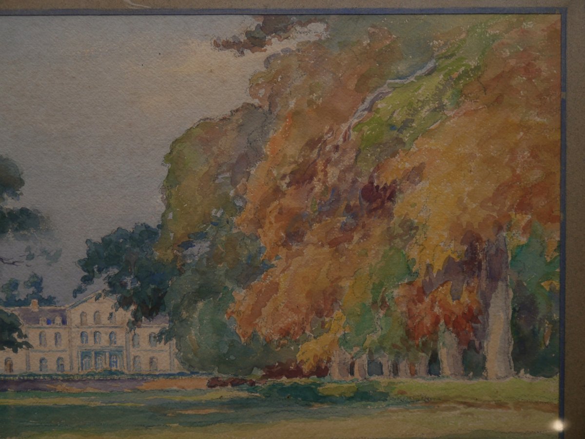 Château de La Néauvais 1934, De la Guerrande.Léon HAMONET (1877-1953)-photo-4