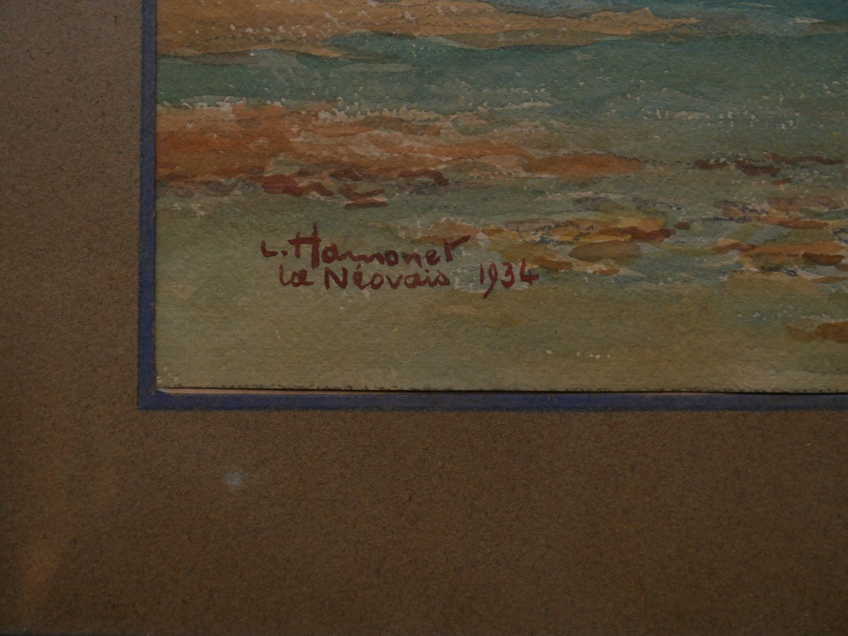 Château de La Néauvais 1934, De la Guerrande.Léon HAMONET (1877-1953)-photo-4