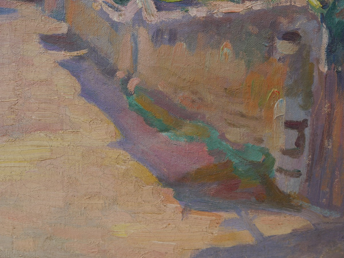 Henri Pailler (1876-1954). Villeneuve Lès Avignon, Fort Saint-andré-photo-6