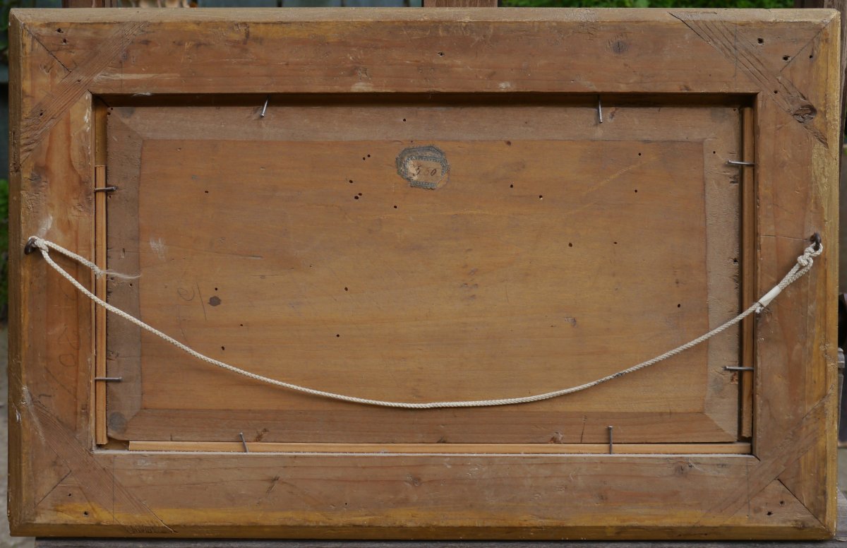 Marine et voiliers fin XIXè entourage de Kuwasseg,signée-photo-8