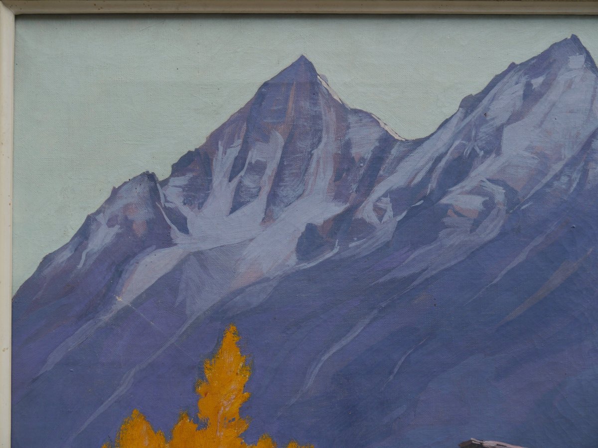 Suisse, Valais, les dents de Veisivi. Paul Léon BLÉGER (1889-1981)-photo-3