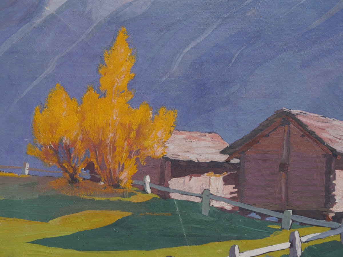 Suisse, Valais, les dents de Veisivi. Paul Léon BLÉGER (1889-1981)-photo-4