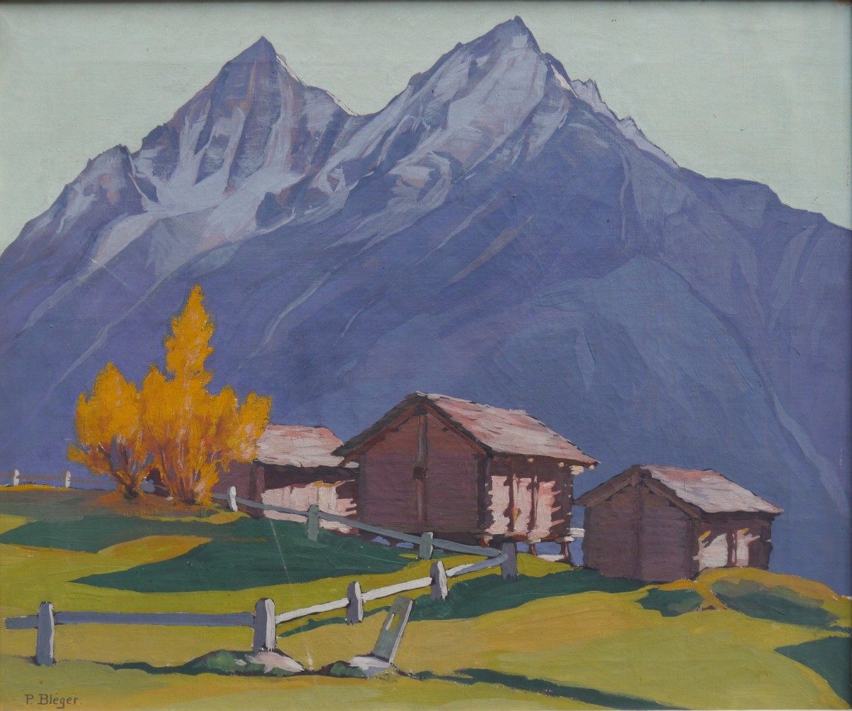 Suisse, Valais, les dents de Veisivi. Paul Léon BLÉGER (1889-1981)