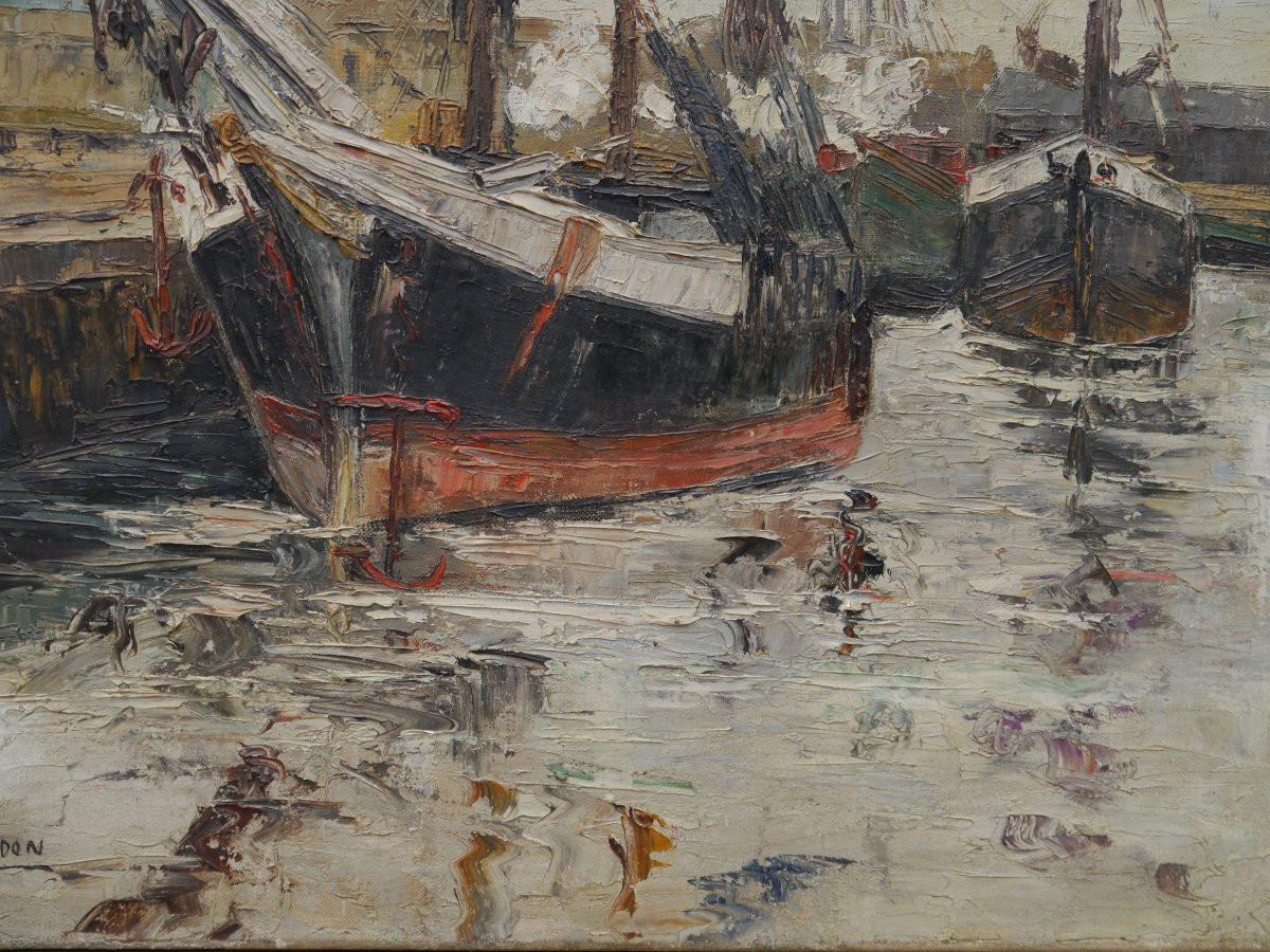 Saint-Malo, morutier, terre-neuvas, Bretagne. Elisabeth BARDON (1894-1984)-photo-2