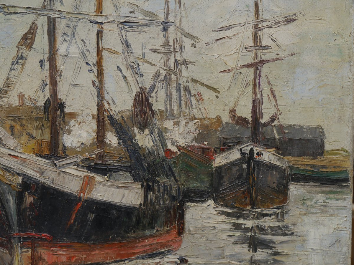 Saint-Malo, morutier, terre-neuvas, Bretagne. Elisabeth BARDON (1894-1984)-photo-4
