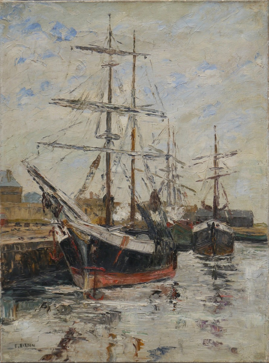 Saint-Malo, morutier, terre-neuvas, Bretagne. Elisabeth BARDON (1894-1984)