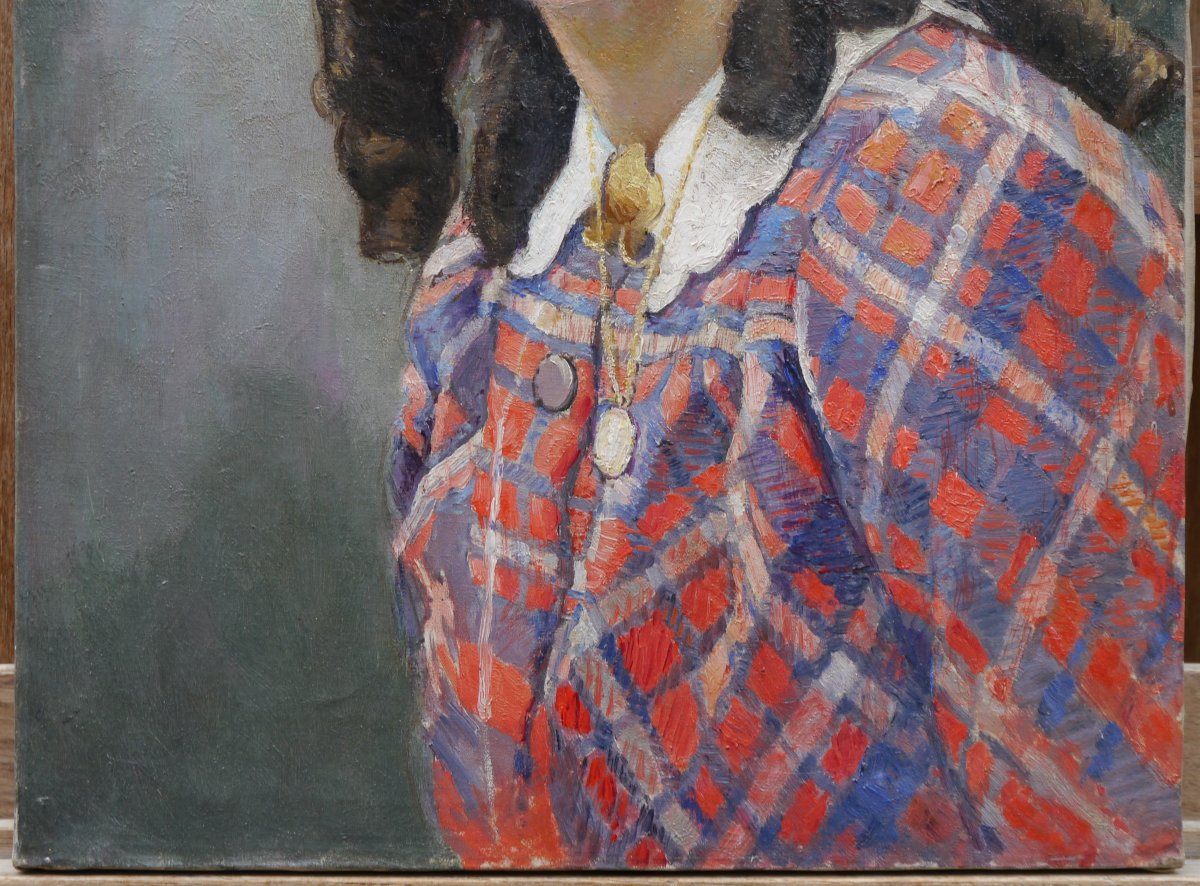 Young Girl With Blue Eyes, Gap 1943. Raymond Tellier (1897-1985)-photo-6