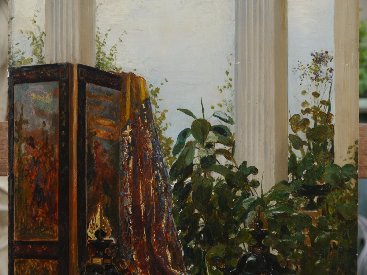 Oriental Interior. Paul Henri Breham (1850-1933)-photo-4