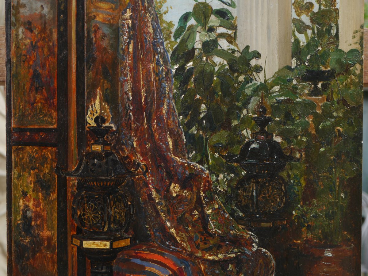Oriental Interior. Paul Henri Breham (1850-1933)-photo-1
