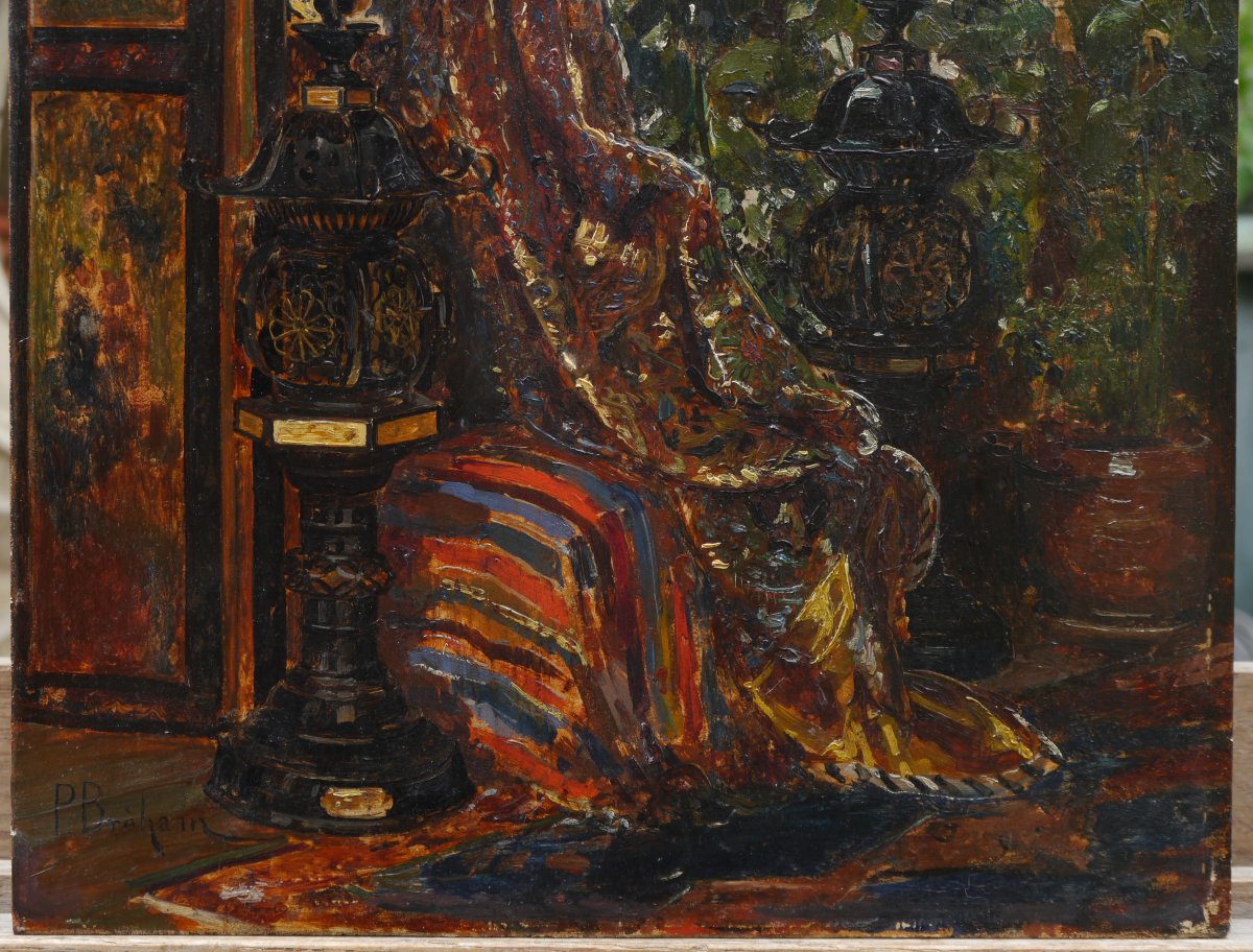 Oriental Interior. Paul Henri Breham (1850-1933)-photo-2