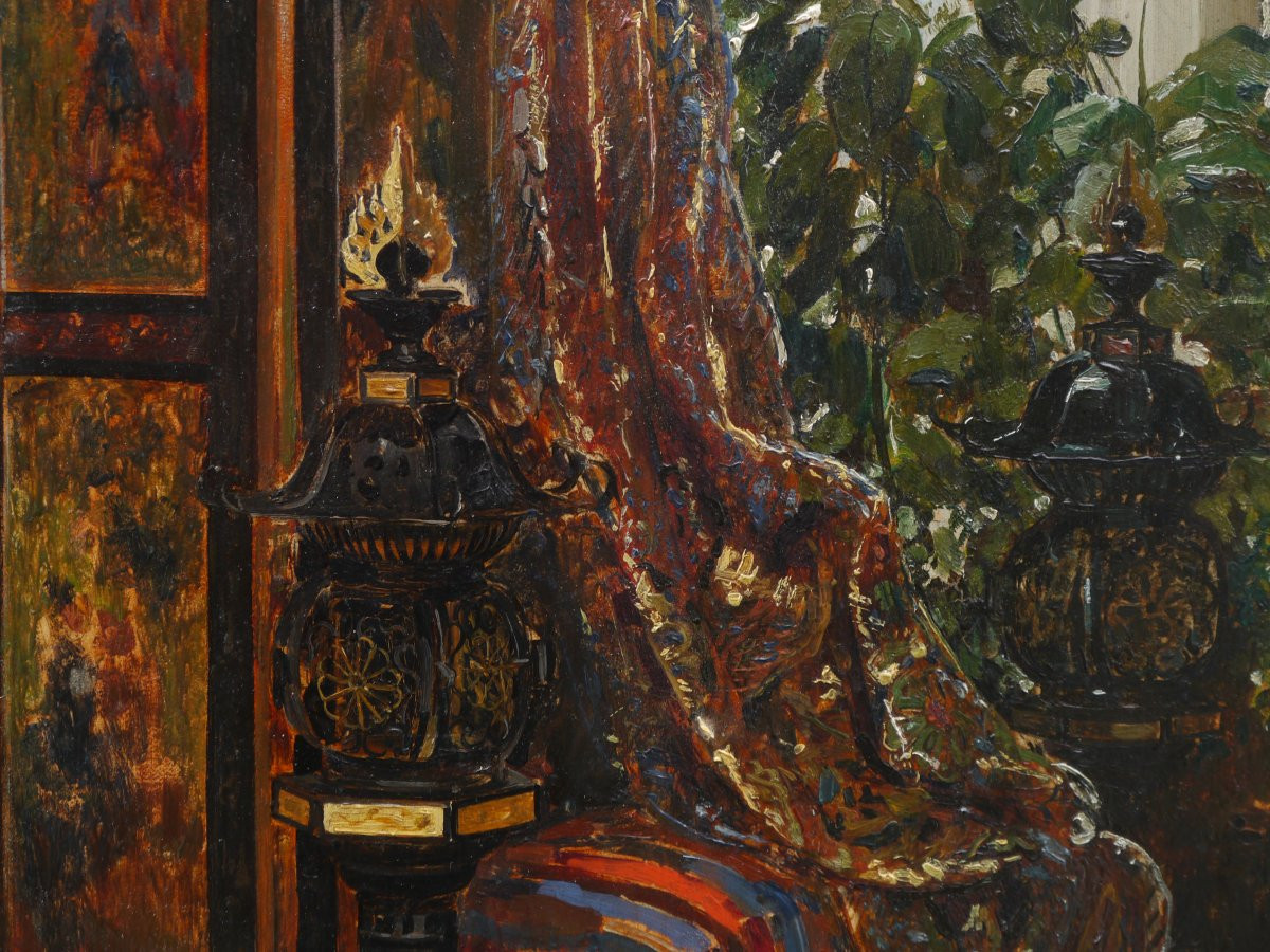Oriental Interior. Paul Henri Breham (1850-1933)-photo-4