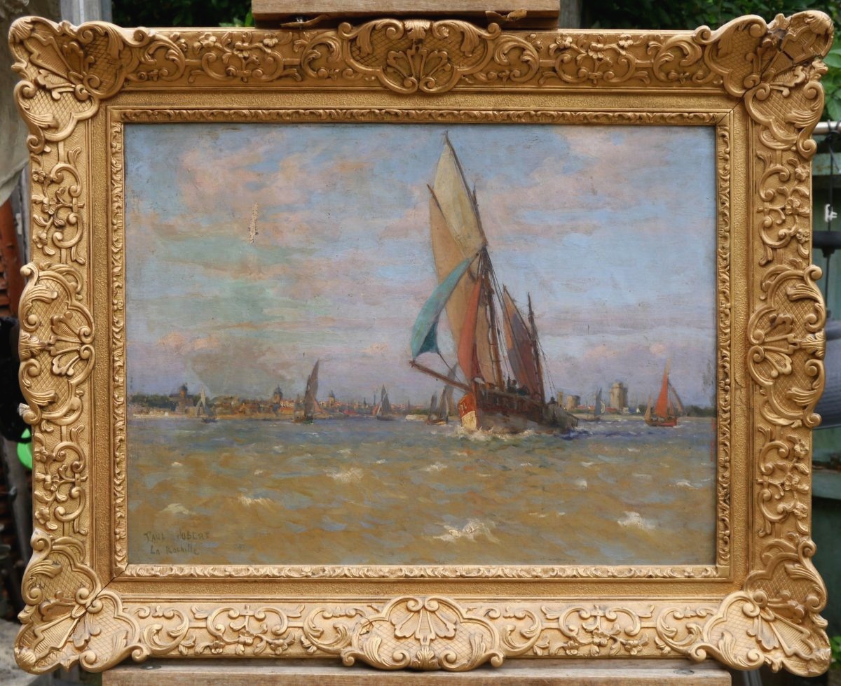 La Rochelle, Sailboats. Paul C.f. Jobert (1863-1942)-photo-2