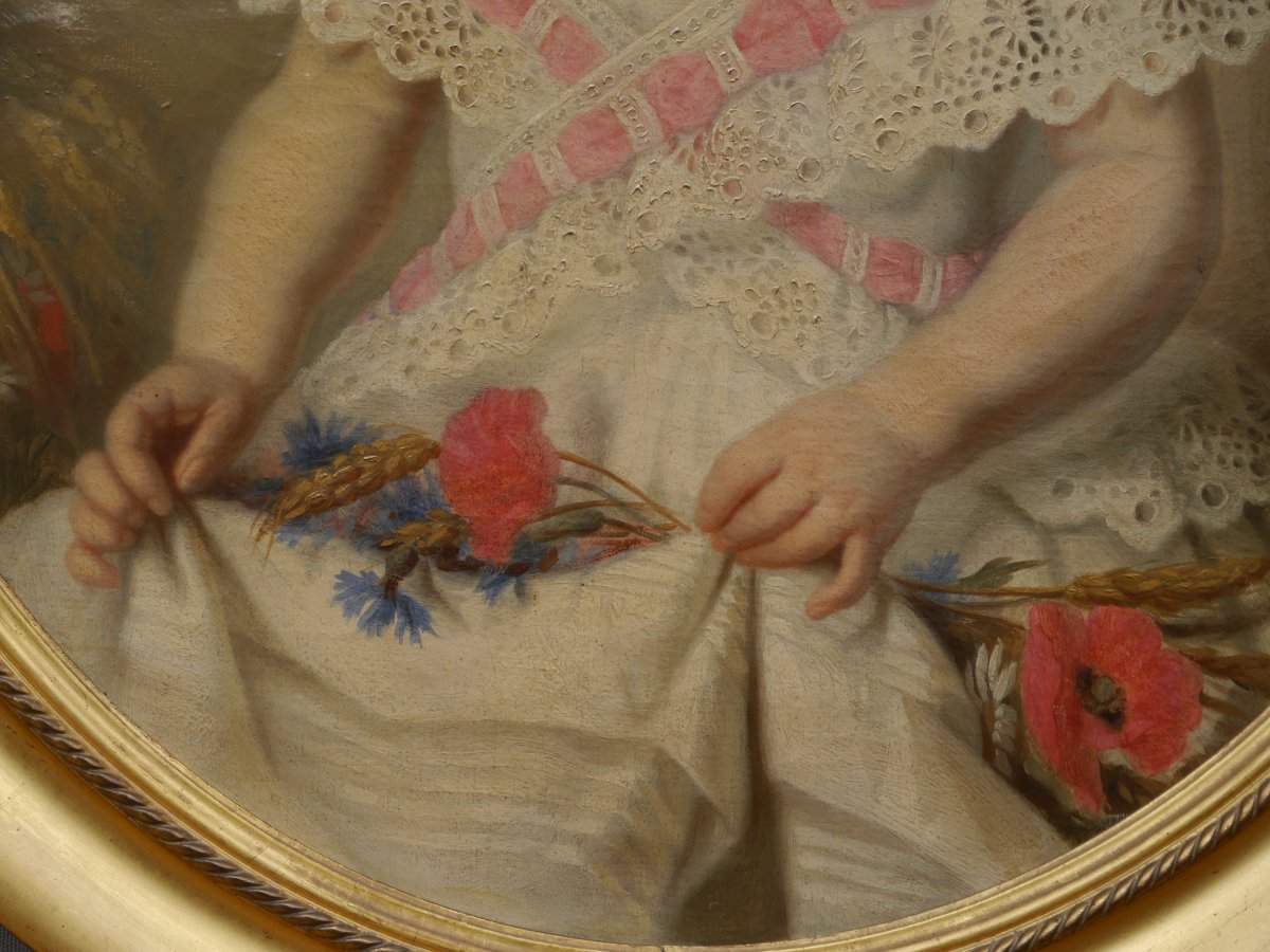 Deux portraits d'enfants vers 1850. Léonie PRIN (1820-?)-photo-6
