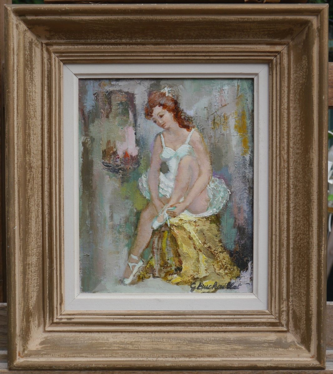 La danseuse, Ecole française XXè, G. Buchaillat-photo-2