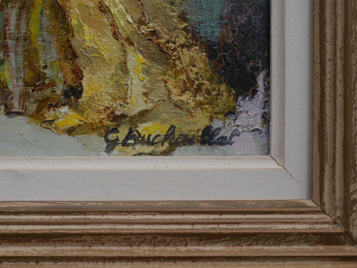 La danseuse, Ecole française XXè, G. Buchaillat-photo-1