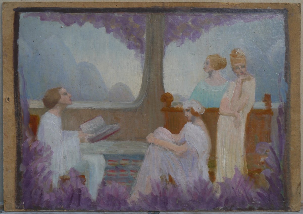 Etude symboliste vers 1900
