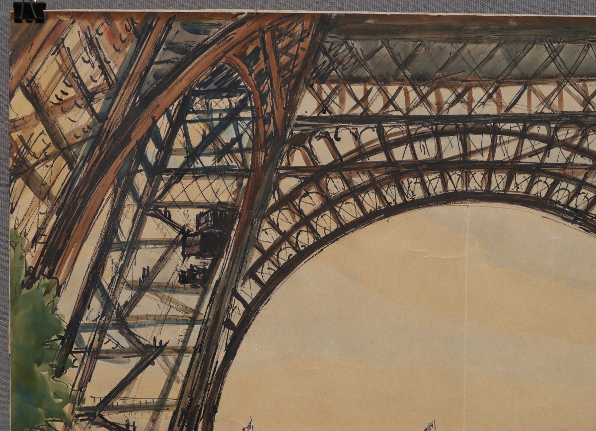 The Palais De Chaillot As Seen From The Eiffel Tower. Géo-lachaux (1891–?)-photo-2