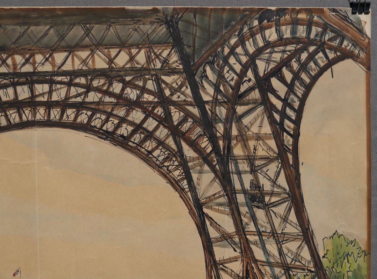 The Palais De Chaillot As Seen From The Eiffel Tower. Géo-lachaux (1891–?)-photo-3