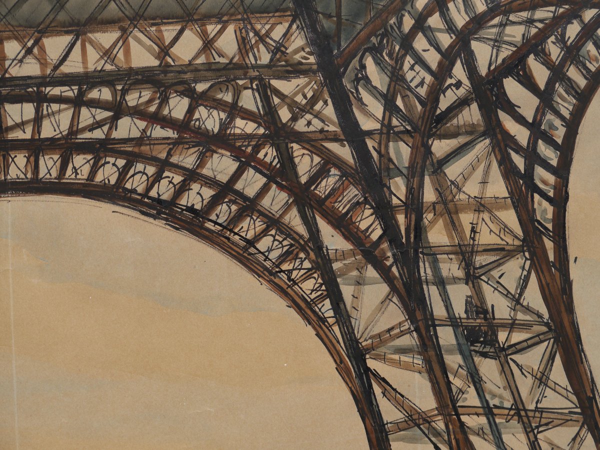 The Palais De Chaillot As Seen From The Eiffel Tower. Géo-lachaux (1891–?)-photo-3