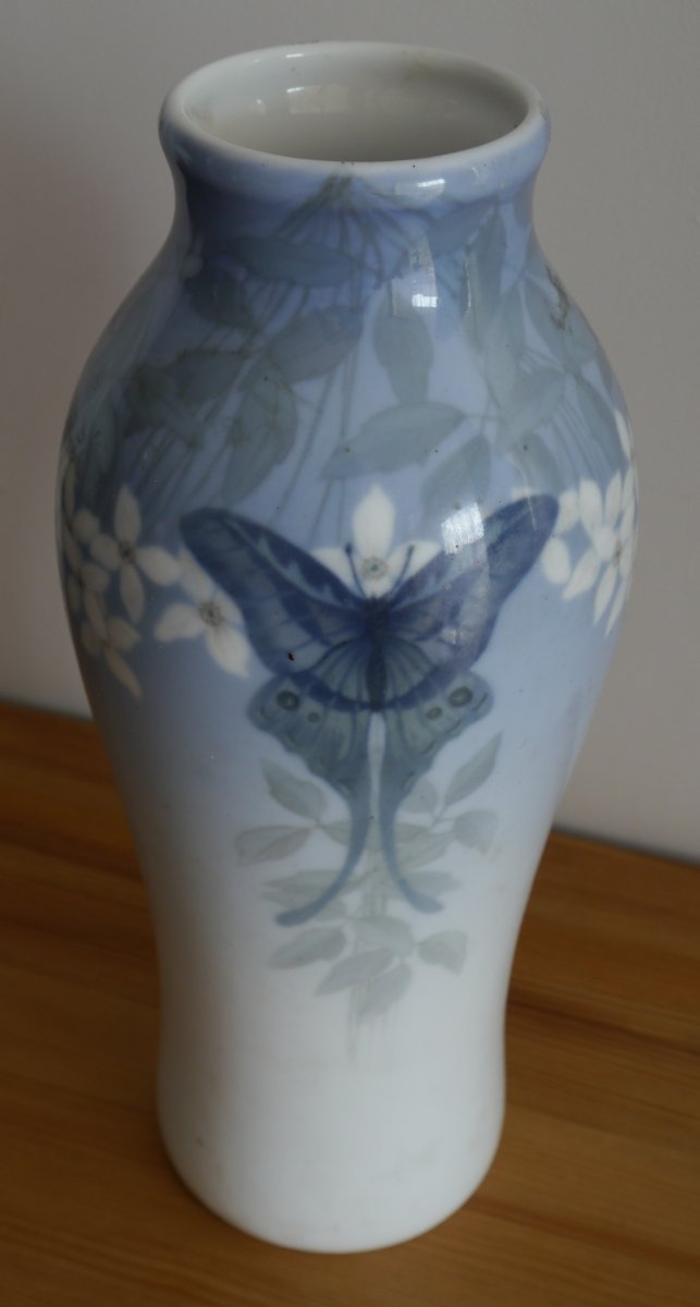 Royal Copenhagen Vase, Early 20th Century, 33 Cm-photo-3