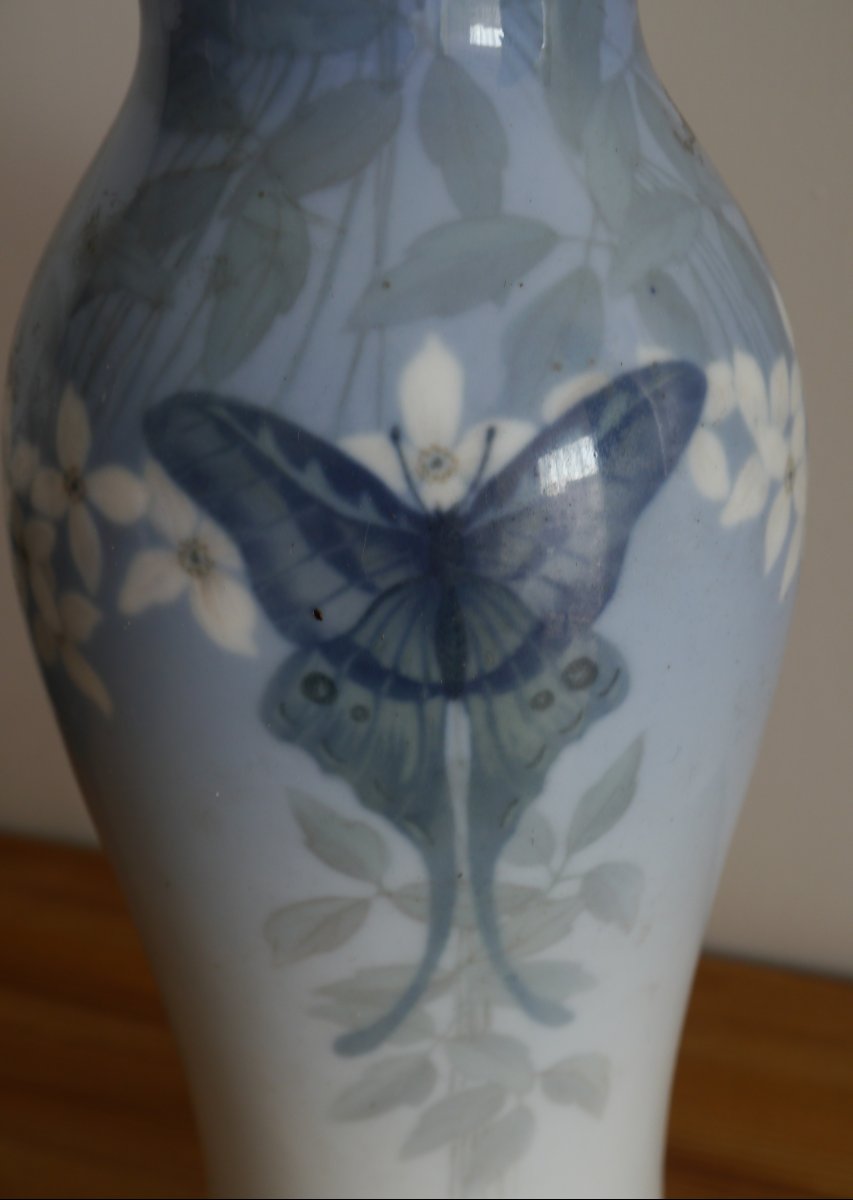 Royal Copenhagen Vase, Early 20th Century, 33 Cm-photo-2