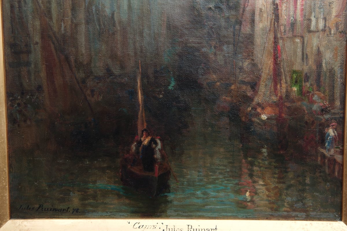 Vue d'Italie 1876, Capri, Procida, Naples ?Jules Ruinart DE BRINANT (1838-1898)-photo-1