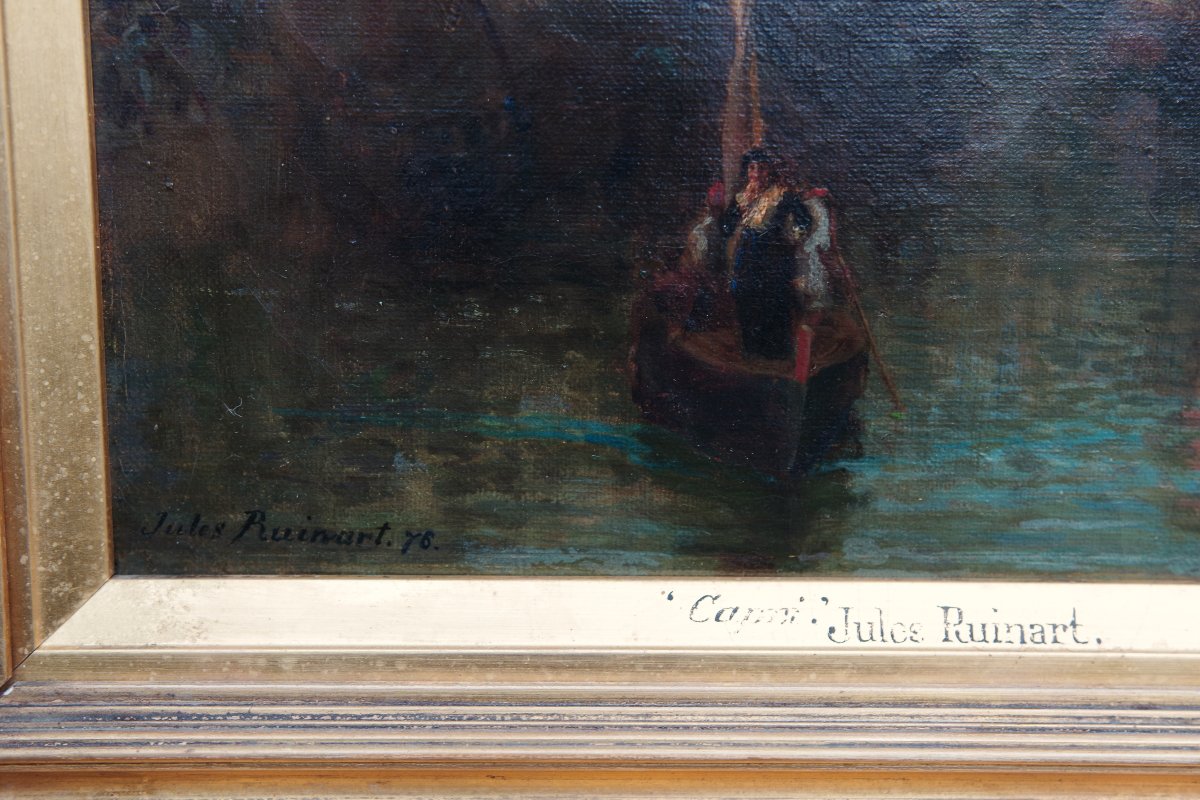 Vue d'Italie 1876, Capri, Procida, Naples ?Jules Ruinart DE BRINANT (1838-1898)-photo-3