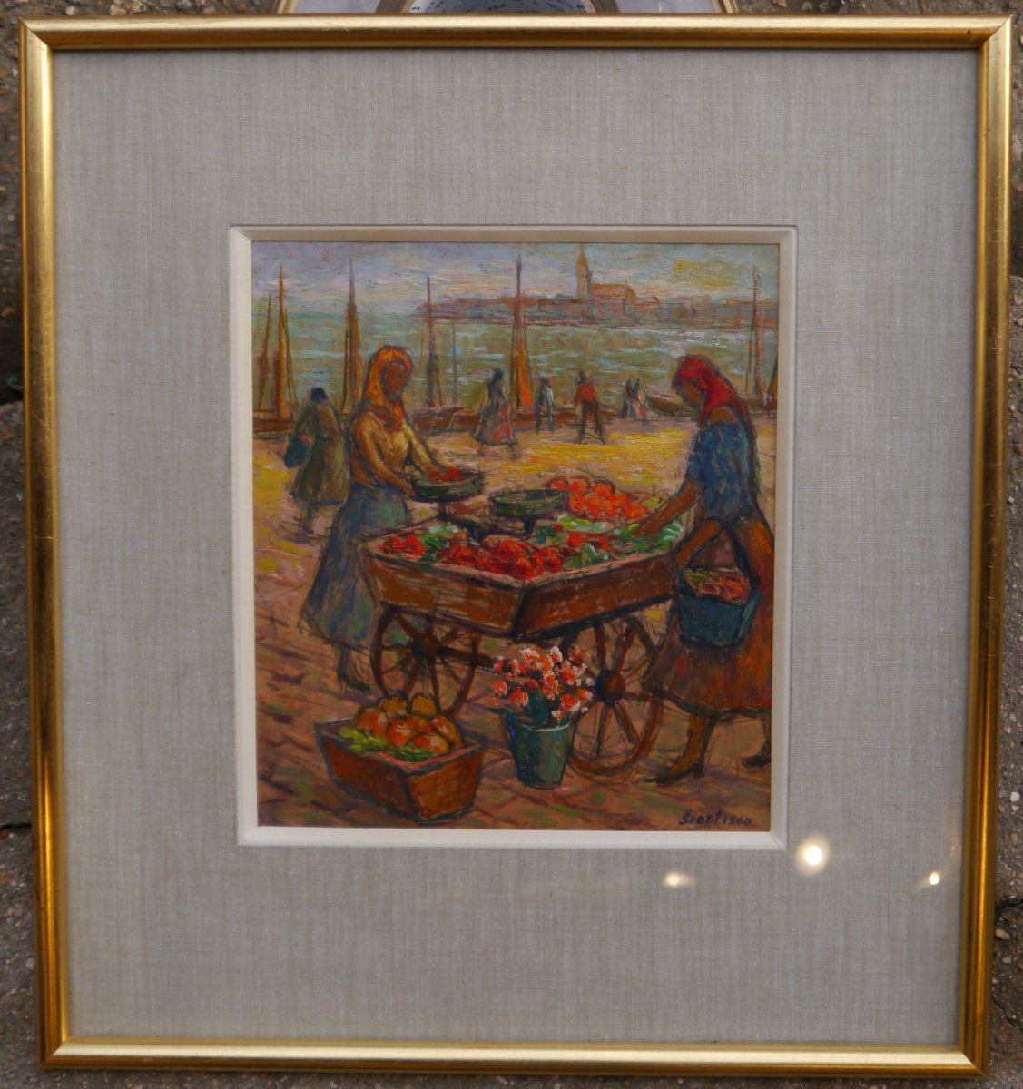 Paul SCORTESCO (1895-1976), Roumanie. Marchandes à Venise-photo-4