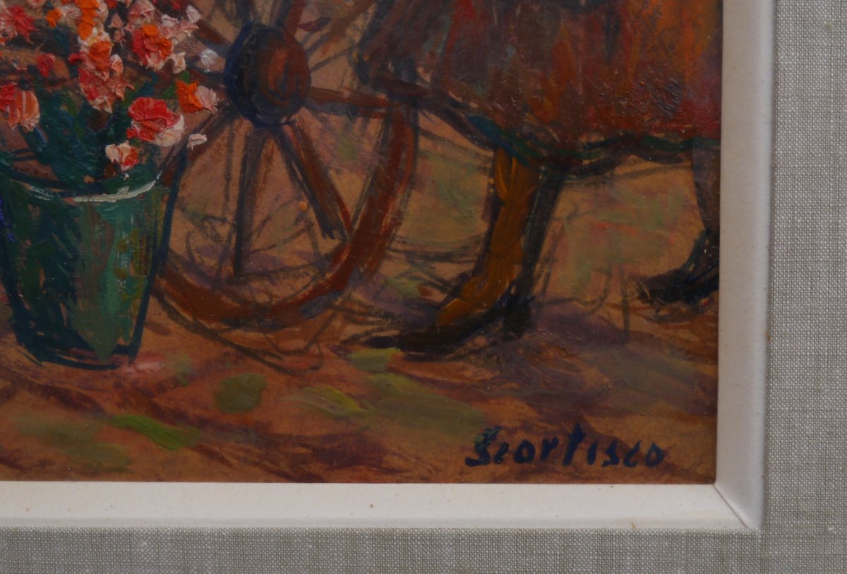 Paul SCORTESCO (1895-1976), Roumanie. Marchandes à Venise-photo-4