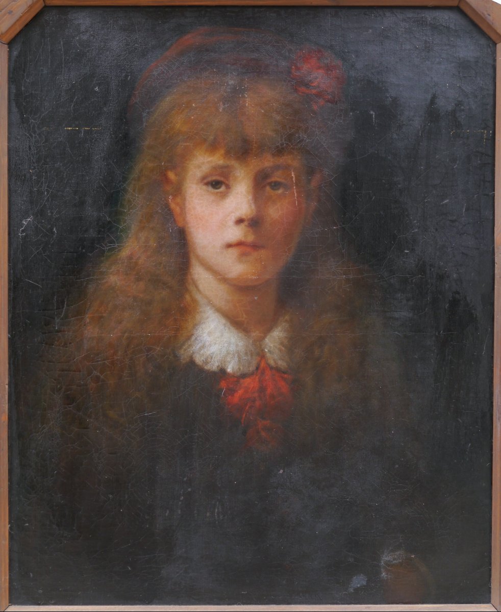 Louis Frédéric Schützenberger (1825–1903). Portrait Of His Daughter Hélène