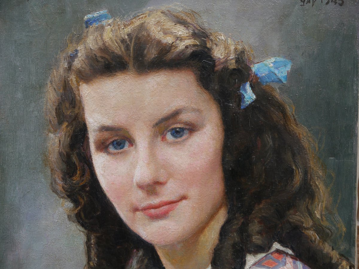 Blue-eyed Girl, Gap, 1943. Raymond Tellier (1897–1985)-photo-4