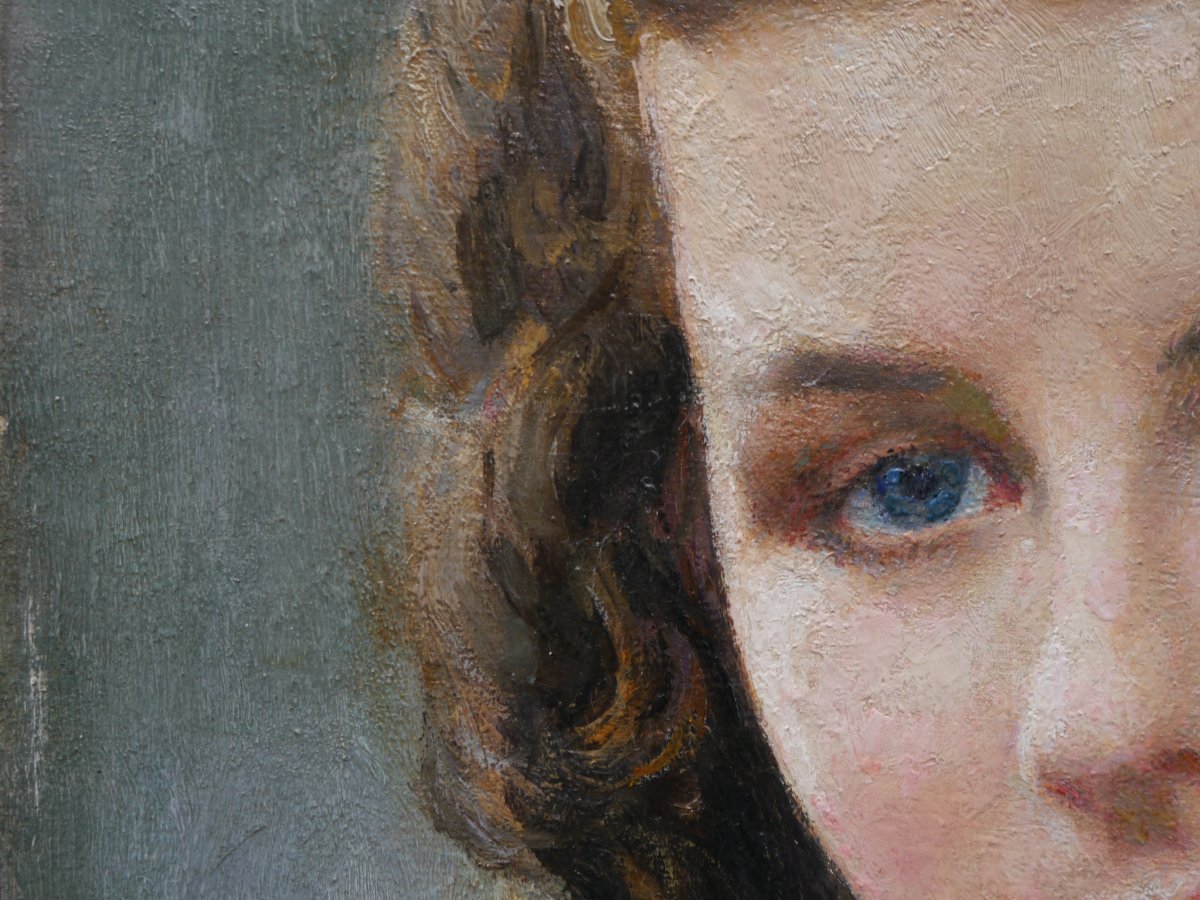 Blue-eyed Girl, Gap, 1943. Raymond Tellier (1897–1985)-photo-8